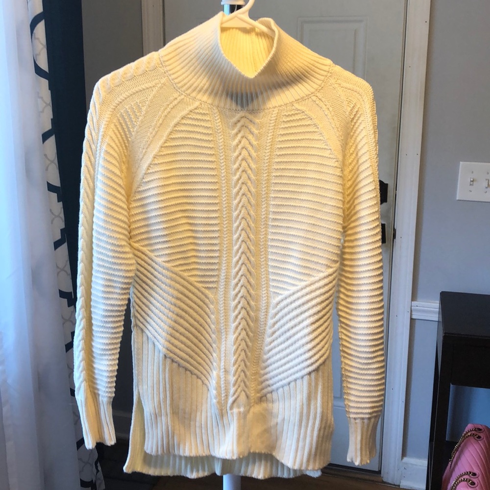 Ivory Turtleneck from Banana Republic